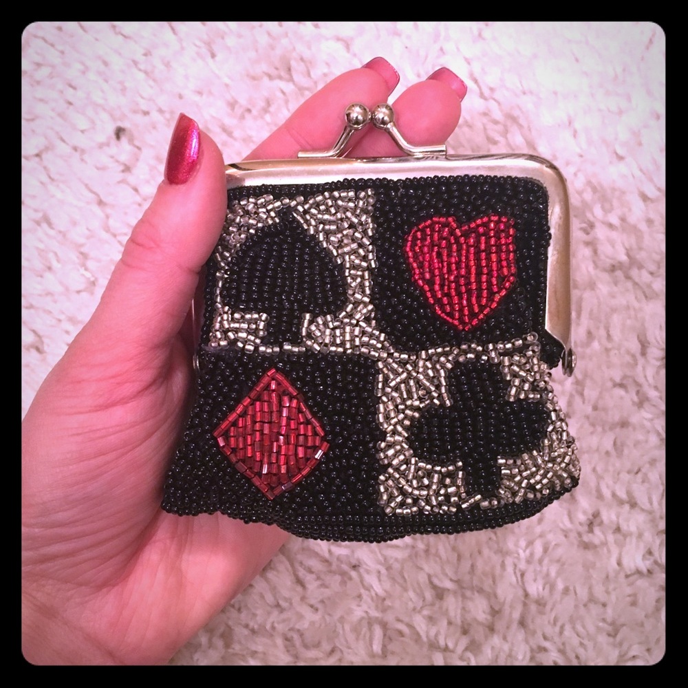 Casino cards coin purse/ wallet